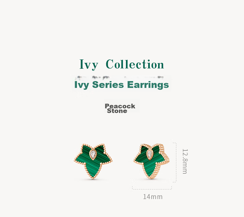 LOLA ROSE Evergreen Ivy Silver Stud Earrings, Elegant Birthday Gift for Wome 12
