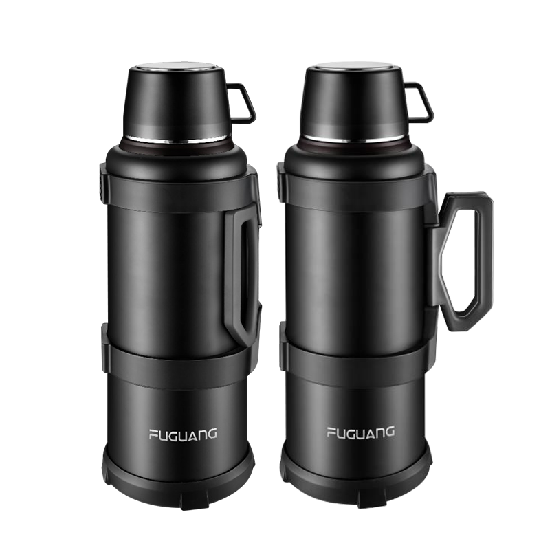 Fuguang Traveler Outdoor Insulated Bottle, Large Capacity Thermos Flask, Sports Water Bottle for Men And Women, 304 Stainless Steel, 4000ml