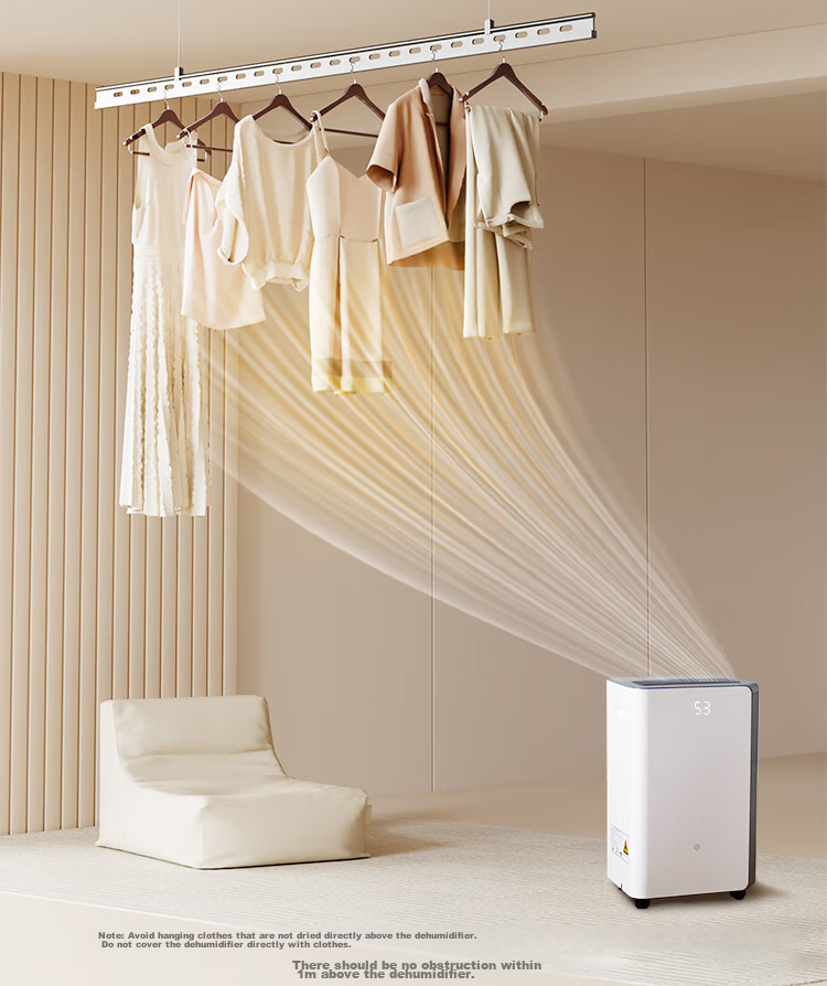 JD Original Dehumidifier for Home Use, 40L/day Dehumidification Capacity, for Basement, Bedroom, Duplex Villa, Commercial And Industrial Use, Moisture Removal, Mold Prevention, Quiet Clothes Dryer 20