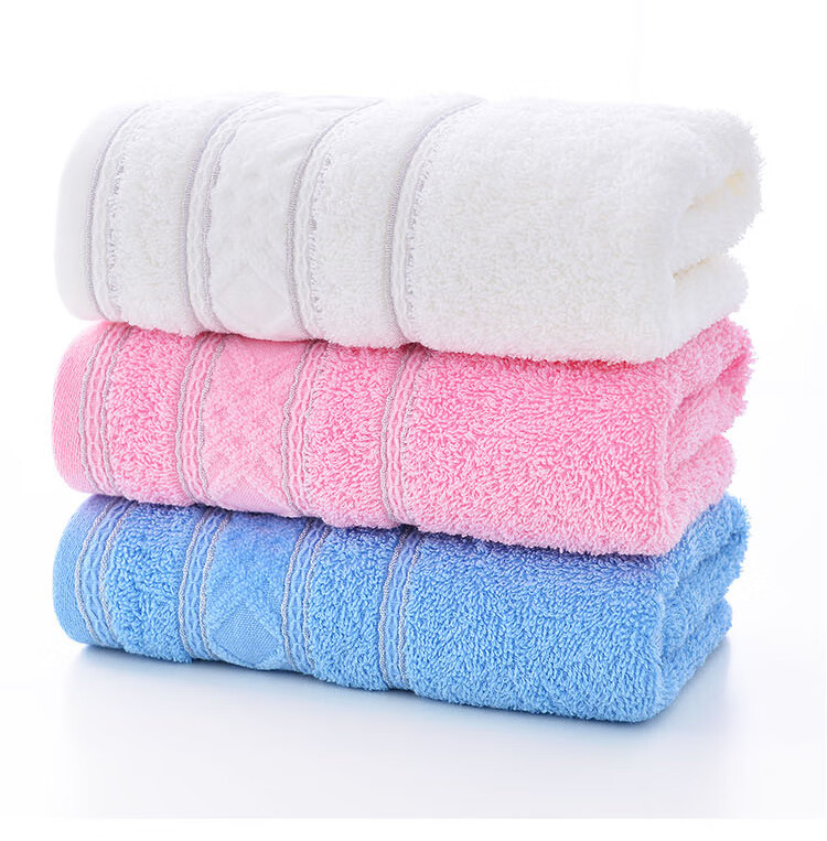 Grace Towel, Combed Cotton Towel, Single Boxed Face Towel, 34*72cm, Random Color, W0403 4