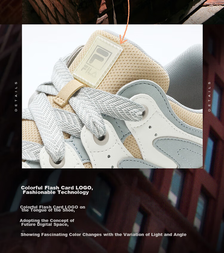 FILA Official Women's Shoes, ROSETTA Modern Sneakers, Colorful Shoes, Platform Shoes, Fashionable Casual Shoes 7