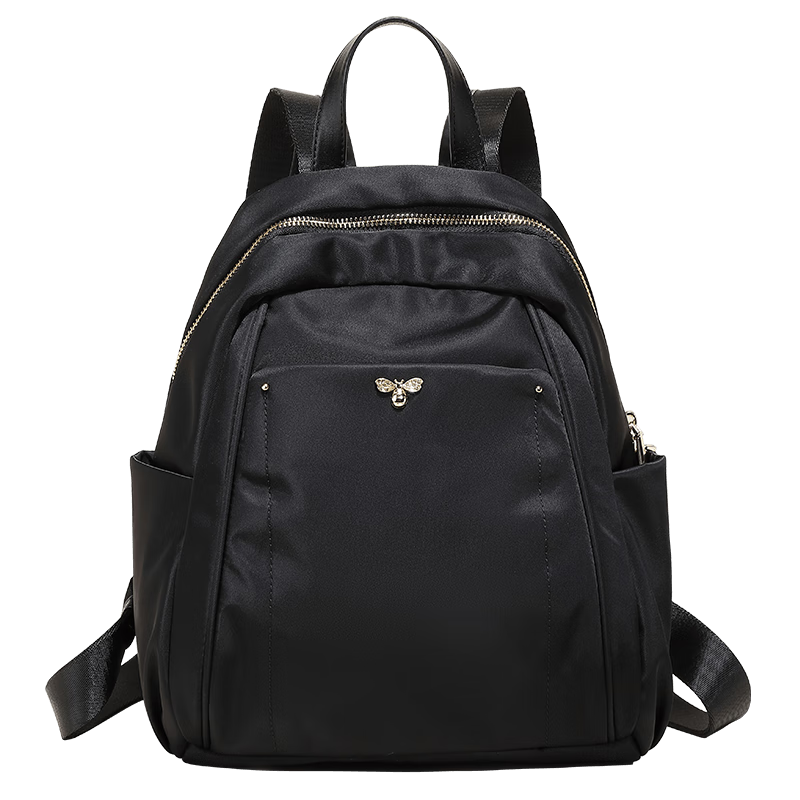 Laifu Backpack for Women, Korean-Style Fashionable Nylon Canvas Backpack, Youth Backpack