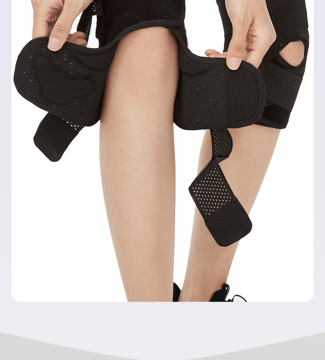 Keep Breathable Open Knee Brace Sports Running Men Women Meniscus Injury Joint Support for Hiking Basketball Badminton 14