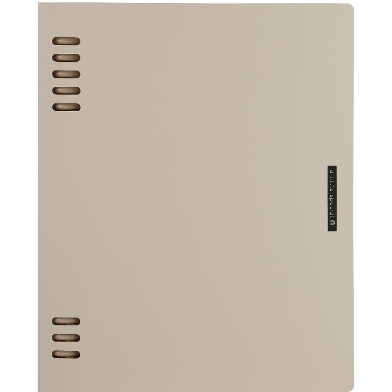 KOKUYO [Lowest Price Online] Yimi Xinpun A5 Loose-Leaf Notebook Office Notepad with Replaceable Pages And Index Pages, 40 Sheets, Beige, WSG-RUSP12LY