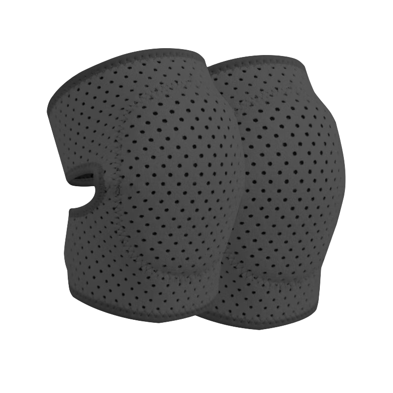 Chidong Children's Knee And Elbow Pads Set, Breathable Sports Knee Pads for Kids, Ballet Dance Anti-Collision Kneeling Protection Gear, Black, 4 Pieces
