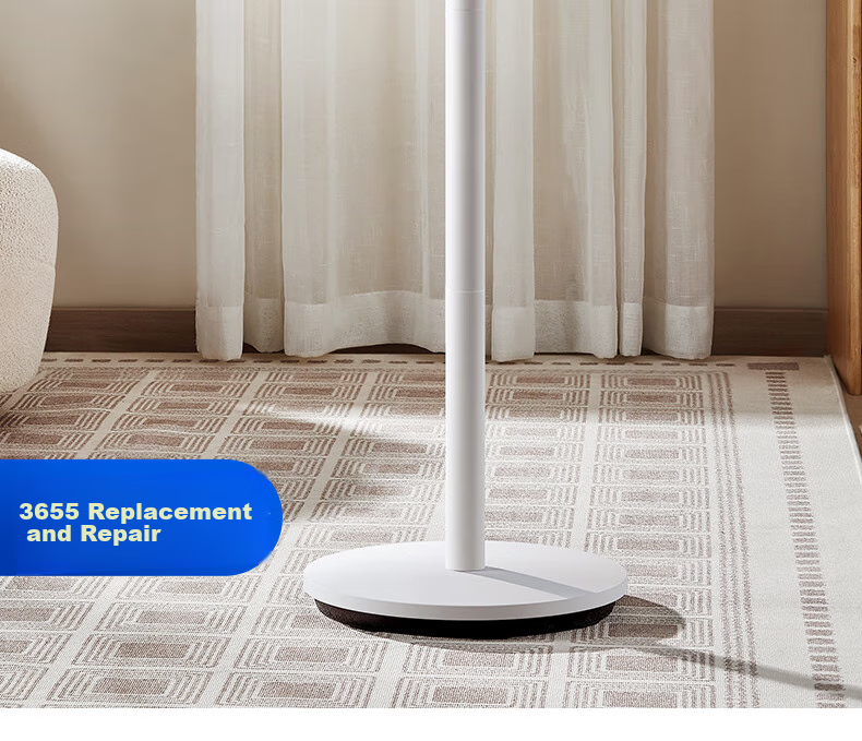 Midea [Storm Circulation] Air Circulator Fan, High Airflow Electric Fan, Floor Fan, Quiet Home Desktop Oscillating Fan, Bedroom Energy-Saving Small Fan, Gentle Wind Light Feather Fan FGA24TQ 5