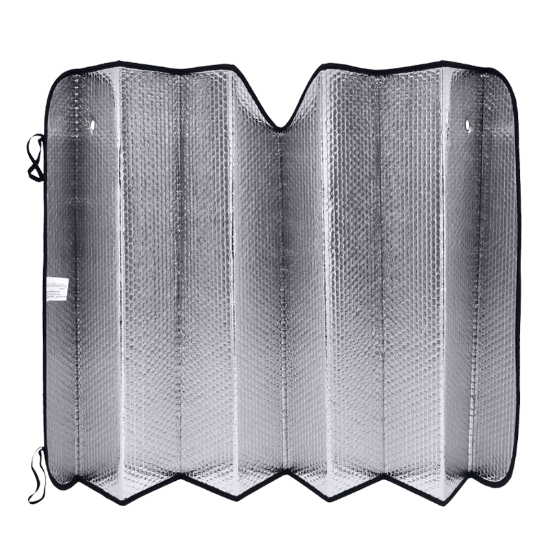 CarSetCity High-Reflective Car Sunshade, Sun Umbrella, Sun Visor, Window Sunshade, Front Windshield Sunshade, UV Protection Cover, Silver