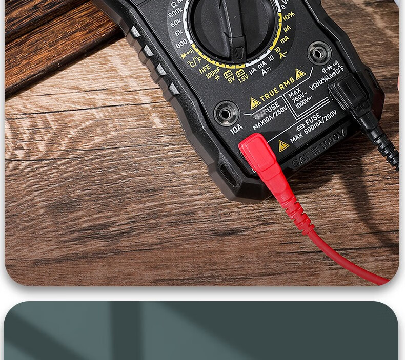 Deli Intelligent Anti-Burn Multimeter, Electrician-Specific Digital Multimeter, Home Large Screen Digital Display, 5999 Digits DL890C+ 17