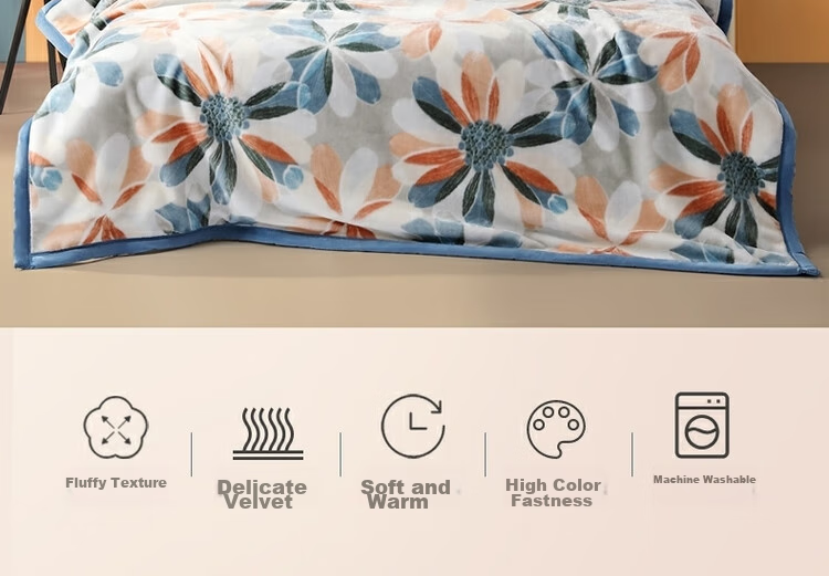 Shuixingjiafang Fleece Blanket, Winter Thickened And Fleece-Lined, Double-Layer Bedspread, Machine Washable, Approximately 7.2 Jin (3.6 Kg), 200×230cm 2
