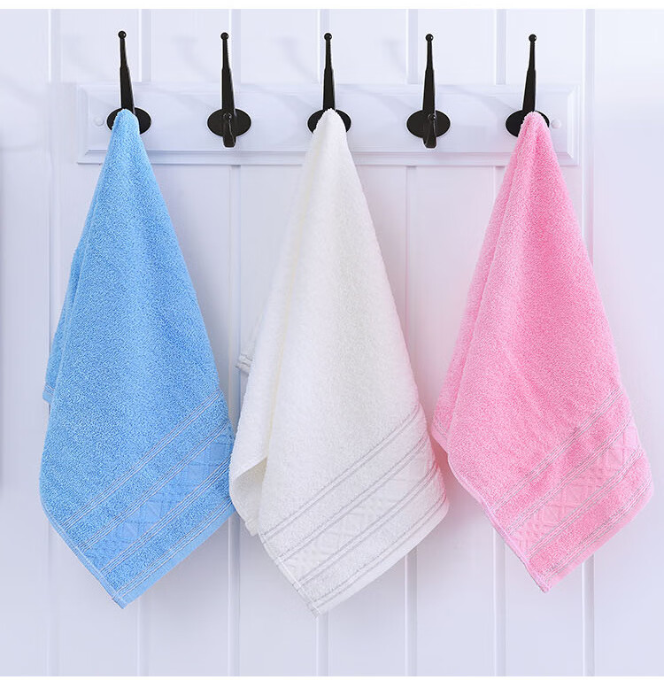 Grace Towel, Combed Cotton Towel, Single Boxed Face Towel, 34*72cm, Random Color, W0403 7