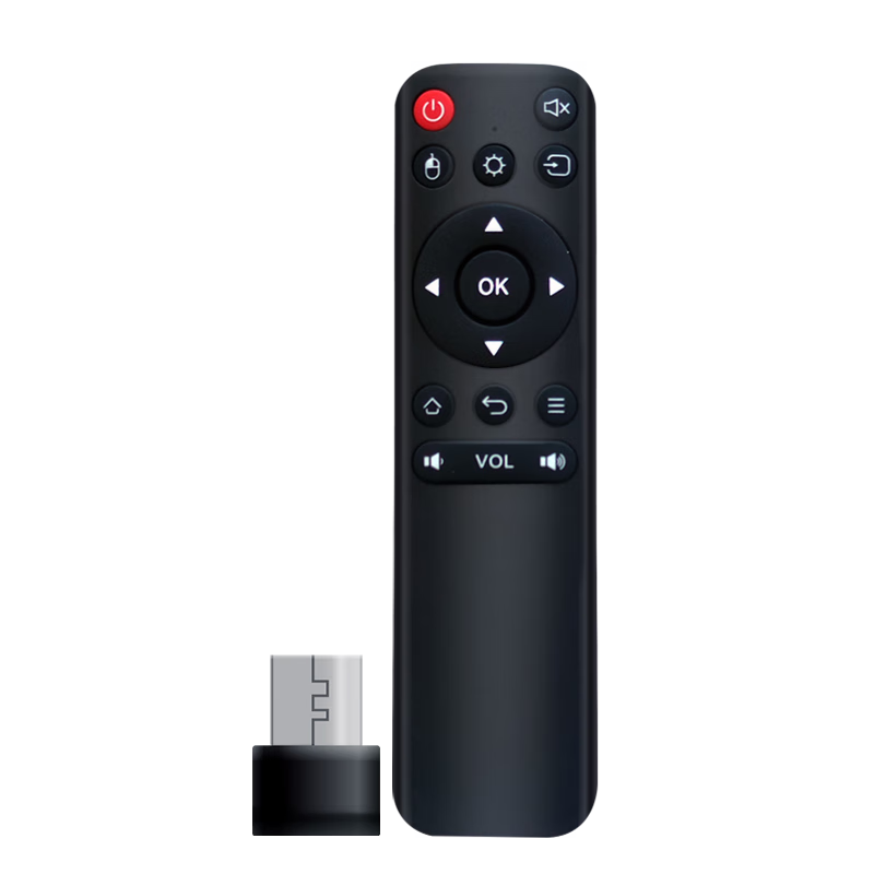 Jinying Smart Network Projector Remote Control, 2.4G Universal Remote, Bluetooth TV Wireless Keyboard, Advertising USB Android System Universal Office PPT Page-Turning Pen Remote Control