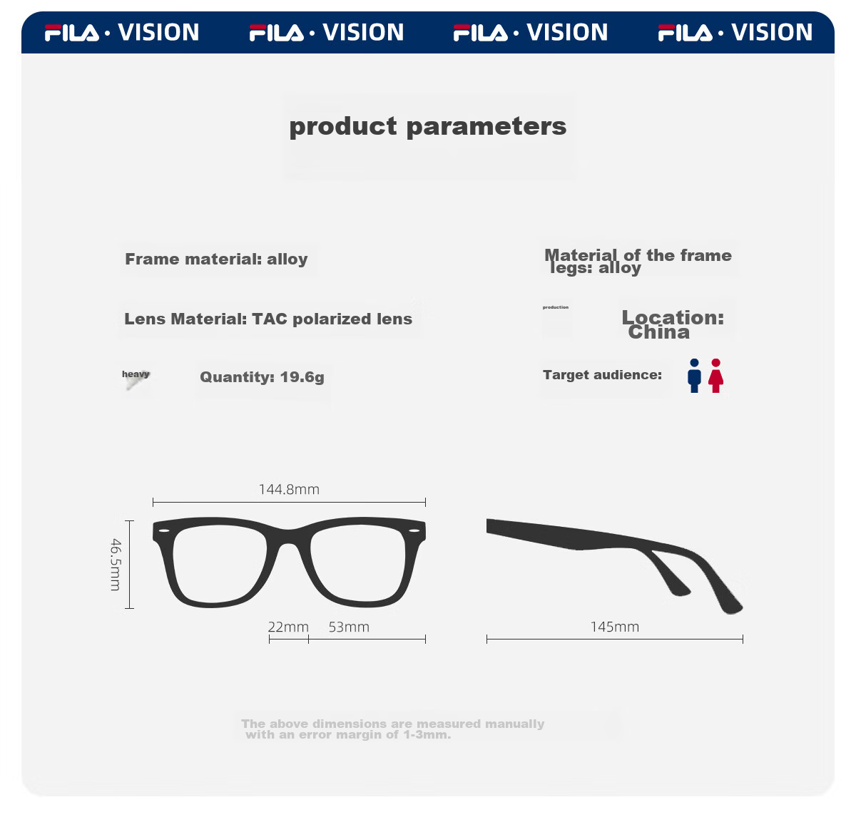 FILA Foldable Polarized Sunglasses for Men And Women, UV Protection, Portable And Compact B25 Sunglasses for Back-To And Father's Day 14