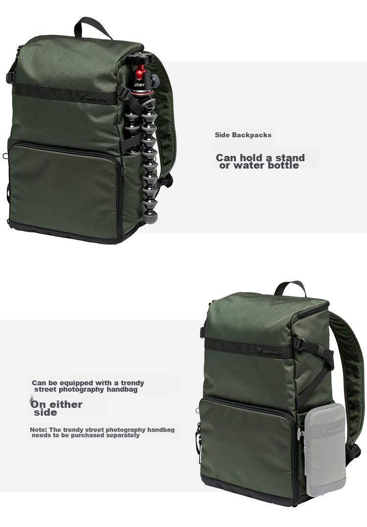 Manfrotto Street Photography Backpack, Street Series MB MS2-BP DSLR Bag, Camera Backpack, Travel Backpack 9