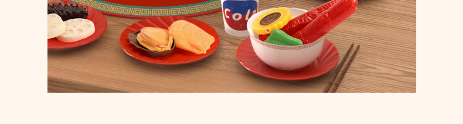 Cawndilla Families Children's Pretend Kitchen Playset, Cooking And Cutting Toys for Boys And Girls Aged 1-3 Birthday Gift 5