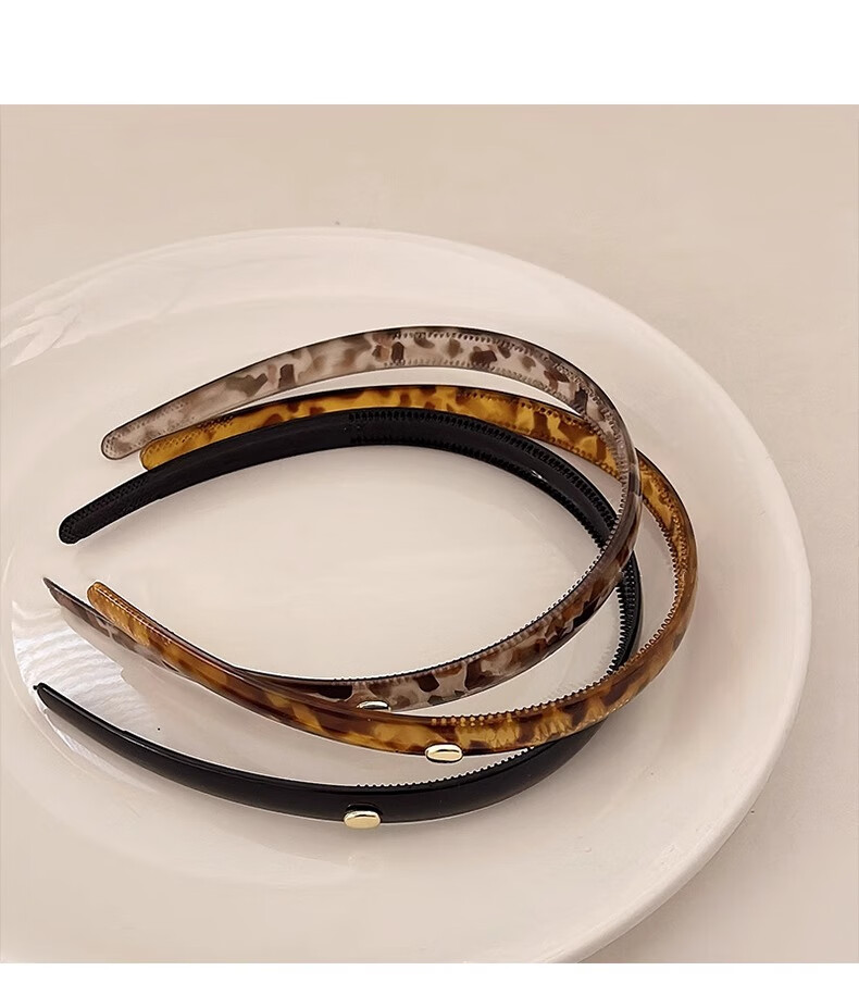 Xiangwan Headband, Vintage Leopard Print Hair Clip, Elegant And Versatile Women's Headwear for Going Out, Non-Slip Hairband, Mid-Autumn Festival Gift for Wome 3