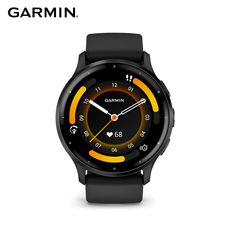GARMIN Venu3 Deep Space Black ECG Heart Rate Running Cycling Swimming Fitness Stylish Sports Smartwatch