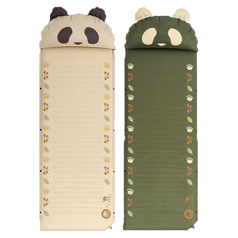 CAMEL Outdoor Automatic Inflatable Mat, Tent Ground Pad, Moisture-Proof Mat, Thickened Picnic Mat, 1J32267486, Pine Green, Floor Mat