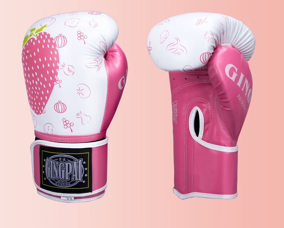 Jingpai Boxing Gloves 8OZ for Children Adults Women Professional Muay Thai Sanda Training Fight Sandbag Gloves 9