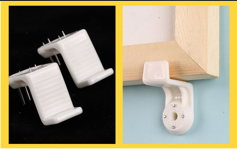 Chaoji Jia Pin Invisible Hanging Frame, No Drilling Required, for Oil Paint And Canvas, Specialized Frameless Nails, Strong Load-Bearing Hooks 15