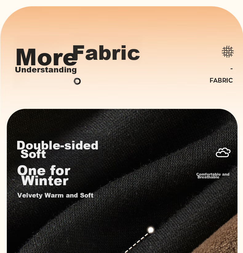 MiiOW [Cashmere Fleece Thickened] Women's Thermal Underwear, Solid Color Cotton Pants, Autumn And Winter Knee Protection Lining Pants 10