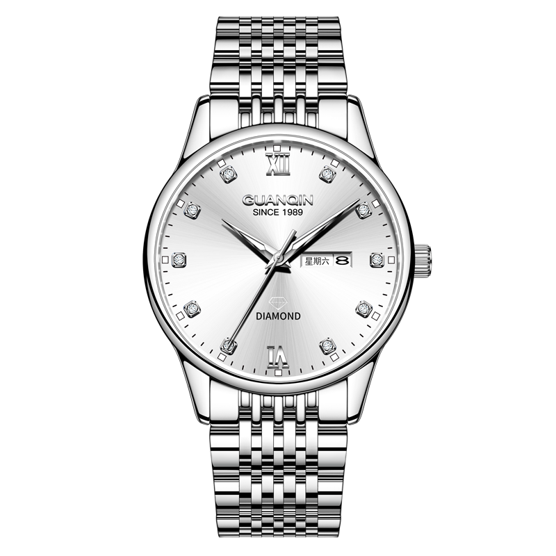 GUANQIN High School Entrance Exam-Specific Men's Watch for Middle And High School Students, Silent Exam Room Watch, Youth And Adult Gift