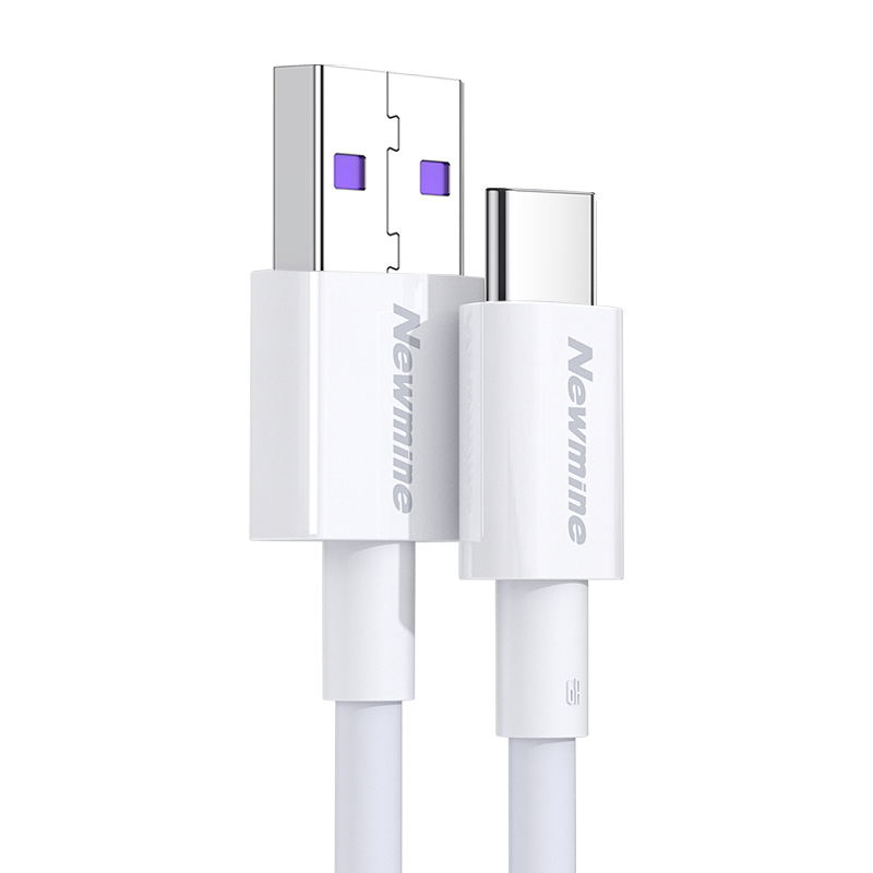 Newmine 66W Type-C Data Cable, 6A/5A Super Fast Charging Cord, Suitable for Huawei IPhone 15/16 And Others (1 Meter + 2 Meter) Set