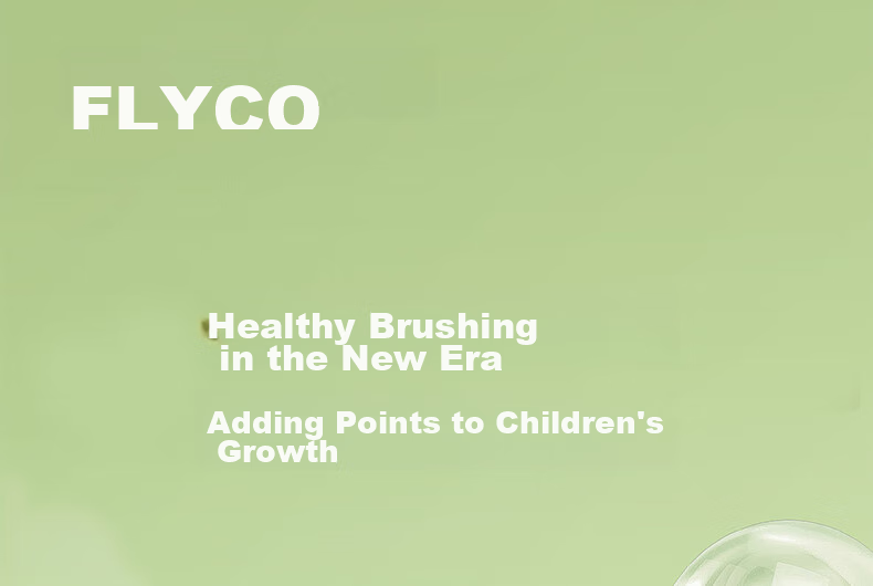 FLYCO Children's Electric Toothbrush with 3 Modes, Smart Timer, Sonic Soft Bristles, for Ages 3-6 Birthday And Children's Day Gift for Boys FT7110 Cute Gree 1