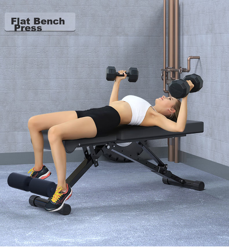 GK Multifunctional Folding Dumbbell Bench, Fitness Chair, Fly Bench, Sit-Up Board, Home Gym Equipment, Bench Press Fitness Bench 5