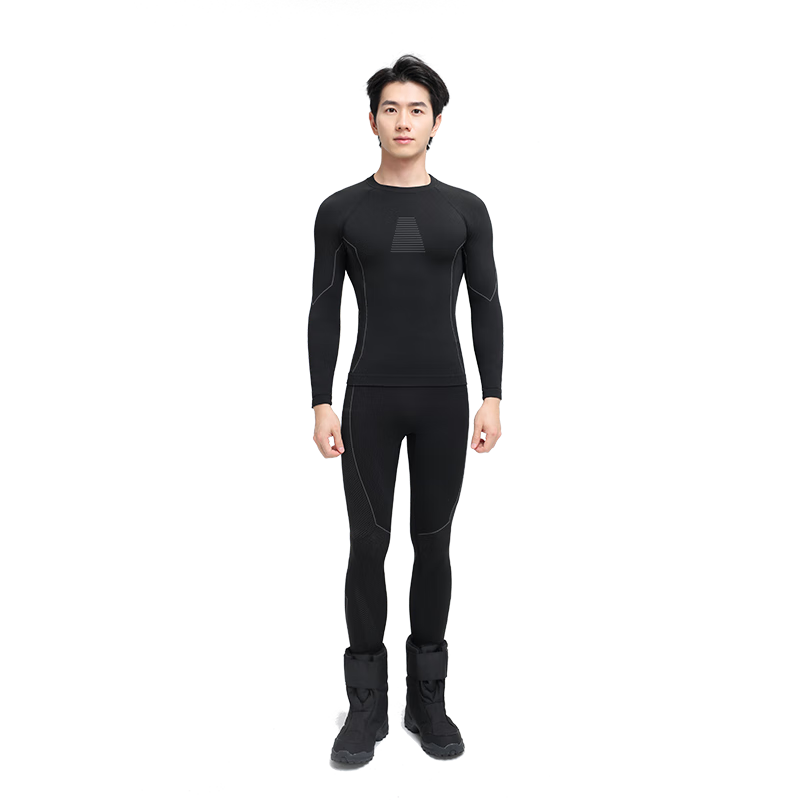 LangSha Ski Quick-Dry Shirt Outdoor Sports Unisex Skiing Mountaineering Thermal Marathon Running Set Compression Quick-Dry Underwear