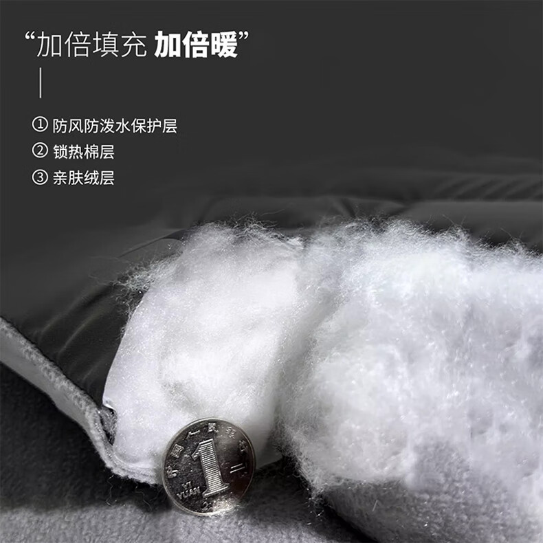 XUEXIMAN Men's Outdoor Cycling Ear Protection Lei Feng Hat Winter Thickened Cotton Warm Windproof Waterproof Ski Hat 1
