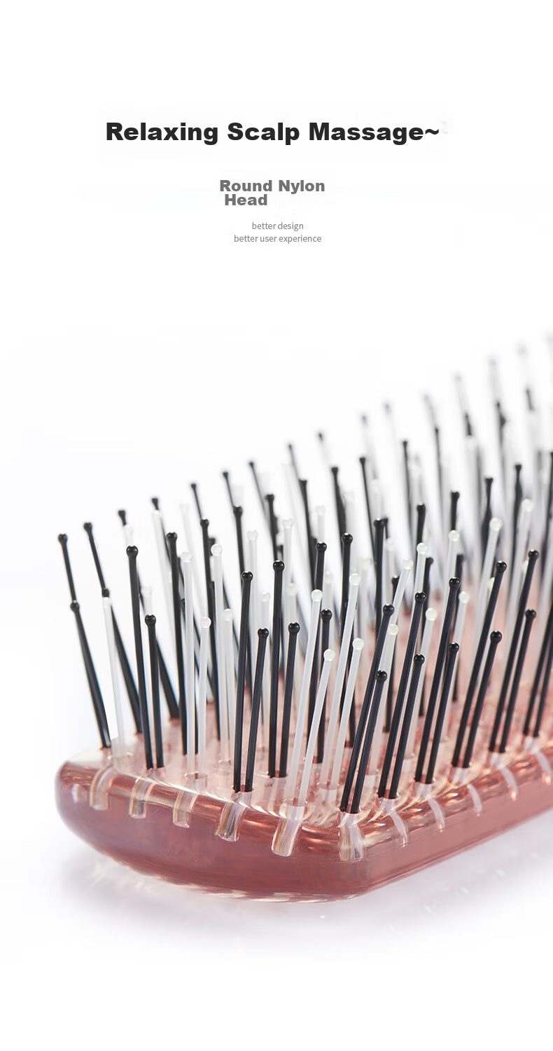MR.GREEN German Comb for Women, Massage Comb with High And Low Teeth, Straightening And Curling Comb, Long Hair Volumizing Styling Comb, Wet And Dry Use Transparent Soft Tooth Comb in Gift Box Mr-7507 5