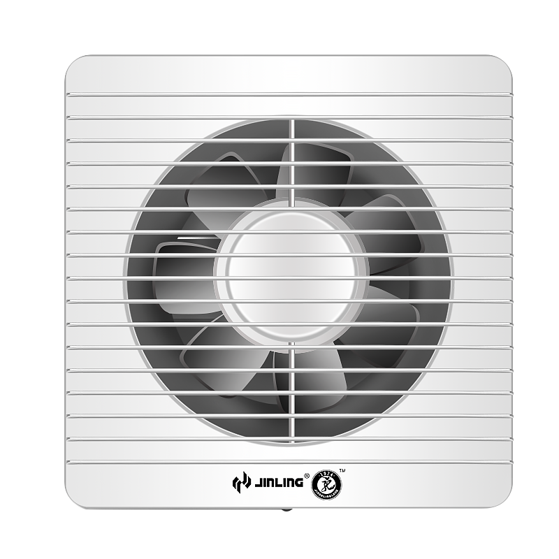 JINLING Window And Wall Exhaust Fan, Kitchen And Bathroom Ventilation Fan, Low Noise Exhaust Fan, Powerful Air Extractor, 4-Inch APC10-0