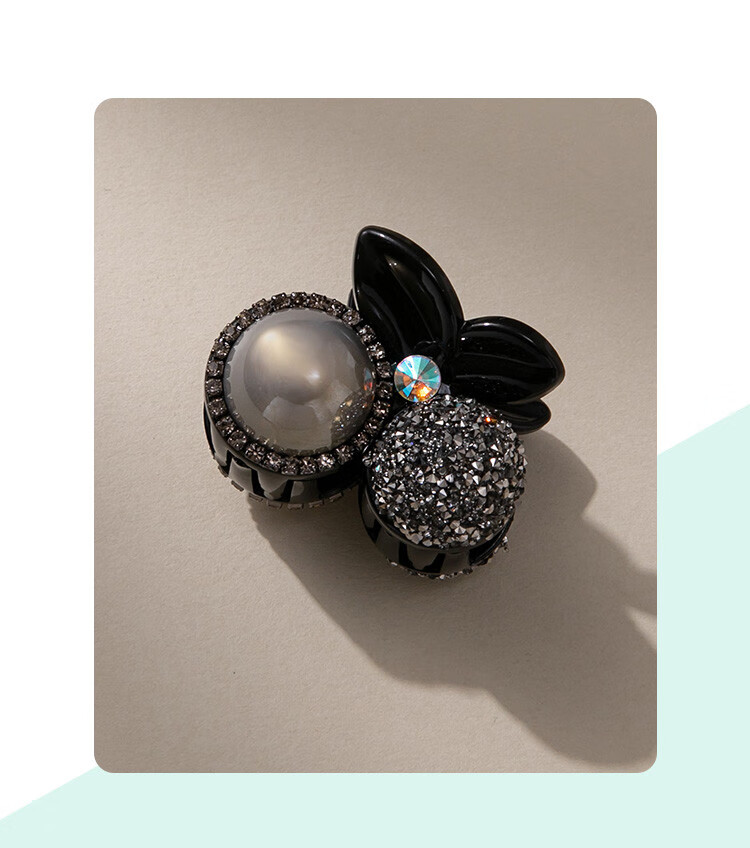 CHIMERA Light Luxury Princess Hair Claw Clip, Bangs Clip, Side Clip, Hairpin, Hair Accessory, Women's Mid-Autumn Festival Gift 1