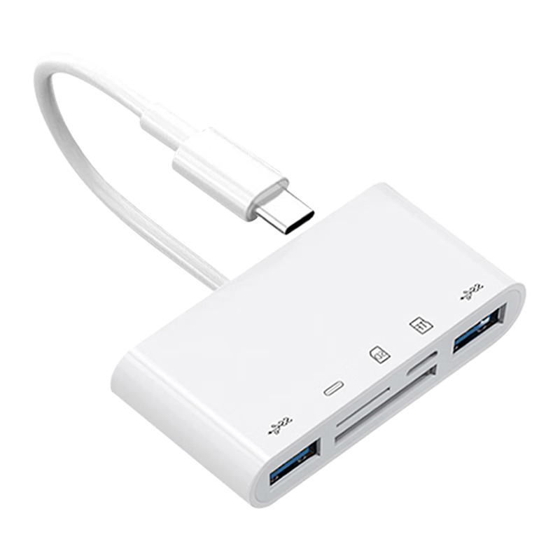 LinkStone Type-C/USB Multi-Function Card Reader, High-Speed SD/TF All-In OTG Card Reader for USB Drive, Keyboard, Mouse, Supports Digital Camera, Surveillance, Mobile Phone Storage And Memory Cards