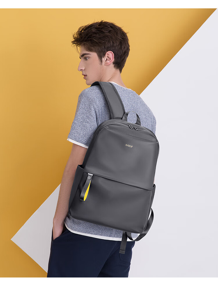GOLF Backpack for Men, Travel Bag with 15.6-Inch Laptop Compartment, Multi-Compartment Student Schoolbag for Commuting And Business Trips 35