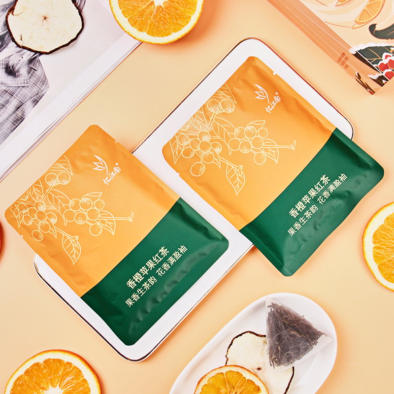 忆江南热红酒风味果茶 香橙苹果红茶120g水果茶热橙茶雪梨代用茶/花草茶