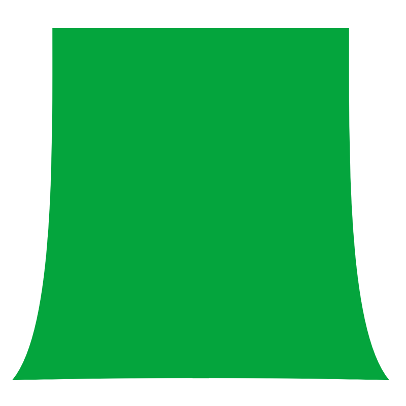 Hakutatz 3x3 Meter Professional Live Streaming Green Screen Chroma Key Cloth, Thickened Solid Color Green Background Cloth for Fill Light Photography, Portable Shooting TikTok Recording Video Backdrop