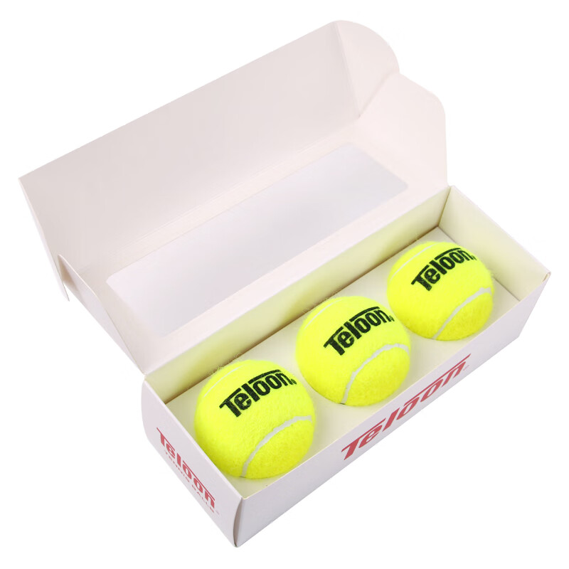 Teloon Tennis Ball Machine with String, Single Player Training Rebound Trainer T818C-3 Three-Ball Set
