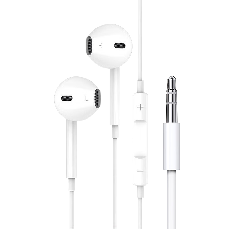 WITGOER [Over 10 Million Sold] Wired Headphones, 3.5mm Computer Sleep Round Hole Microphone, Two-In with Cable, Laptop And Mobile Phone Semi-In Gaming Headset with Round Tip