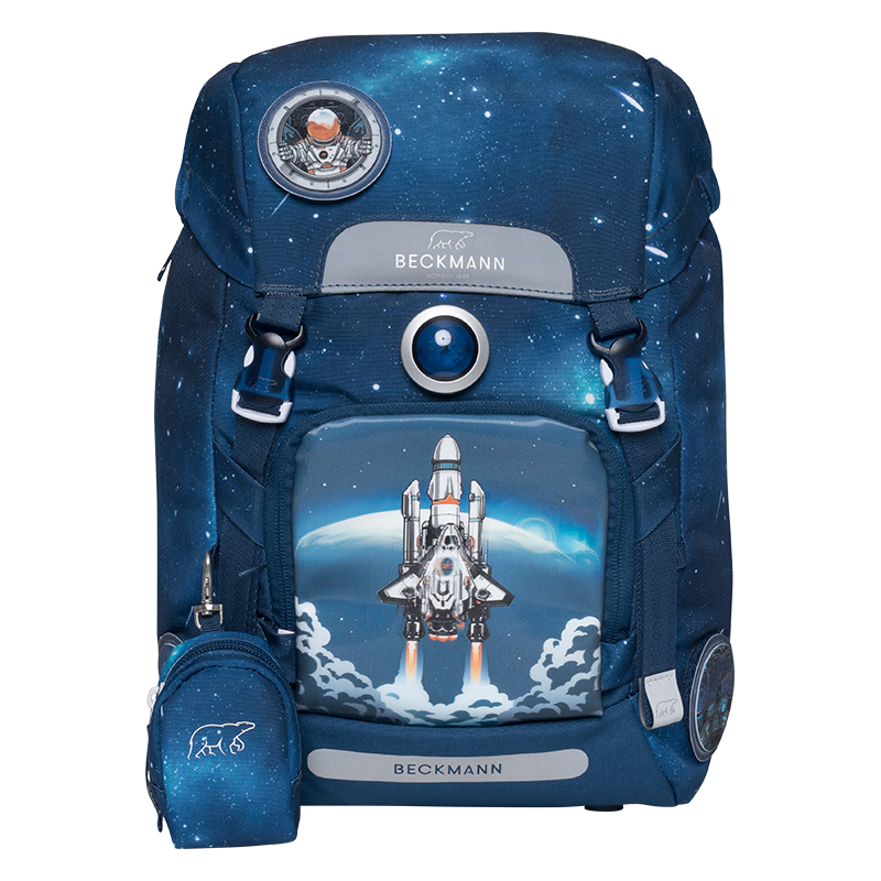Beckmann Norwegian Primary School Student Spine Protection Large Capacity Stylish Backpack for Grades 1-3 Boys And Girls, First And Third Grade Children's Backpack