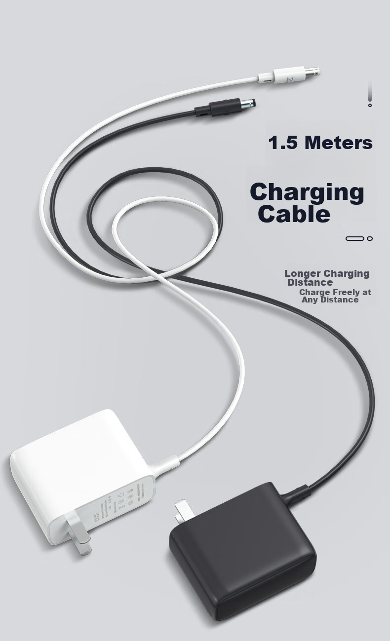 Elei Power Adapter, 12V2A Monitor Power Cord, DC Multifunctional Charger, Suitable for Monitors, Cameras, Mobile Hard Drive Enclosures, Adapts to Thin 3.5mm And 1.35mm Connectors 7