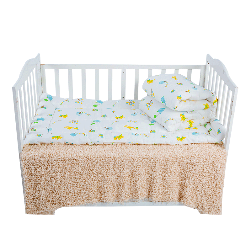 Xiqinbao Kindergarten Mattress, School Bedding, Baby Crib Mat, Newborn Bedding, 120*60 Cm, Blue Pony