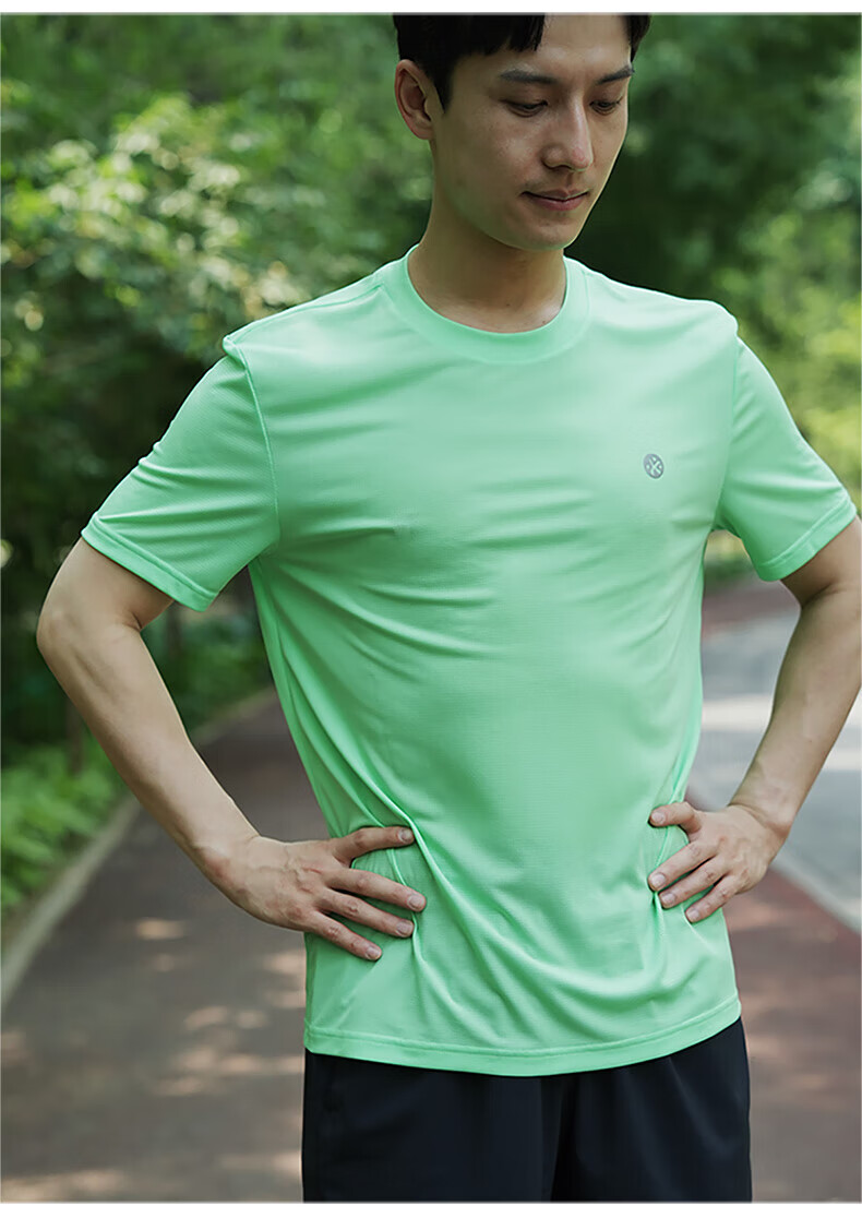 Bmai Bmai Running Fitness Training Short-Sleeve Spring Summer Commute Jogging T-Shirt for Women, Breathable Anti-Chafing Quick-Dry Top for Wome 8