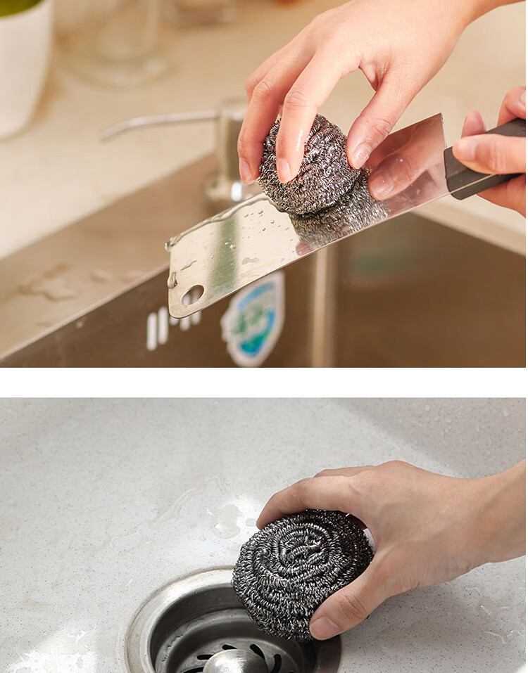 Yunjie Coconut Palm Pot Brush, Set of 3, Kitchen Brush for Cleaning And Degreasing, Non-Damaging Pot Scrubber, Dishwashing Tool 7