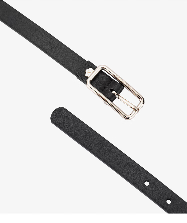 Goldlion Women's Leather Belt, Fashionable Versatile Pin Buckle Waistband Gift Box, Birthday Present 5