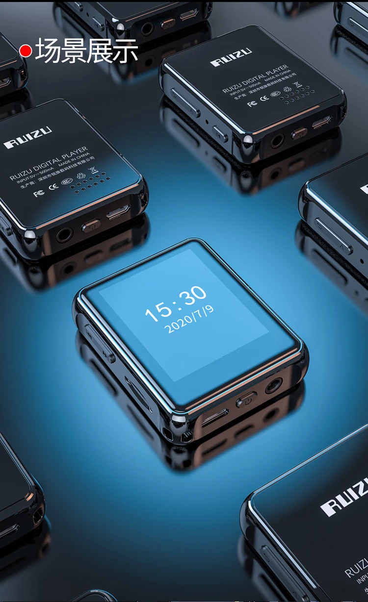 Ruizu X85 external card full screen mp3 HD lossless player mp4 e-book student small mini Walkman portable sports lyrics synchronization Ruizu X85 external card full screen mp3 HD lossless player mp4 e-book student small mini Walkman portable sports lyrics synchronization