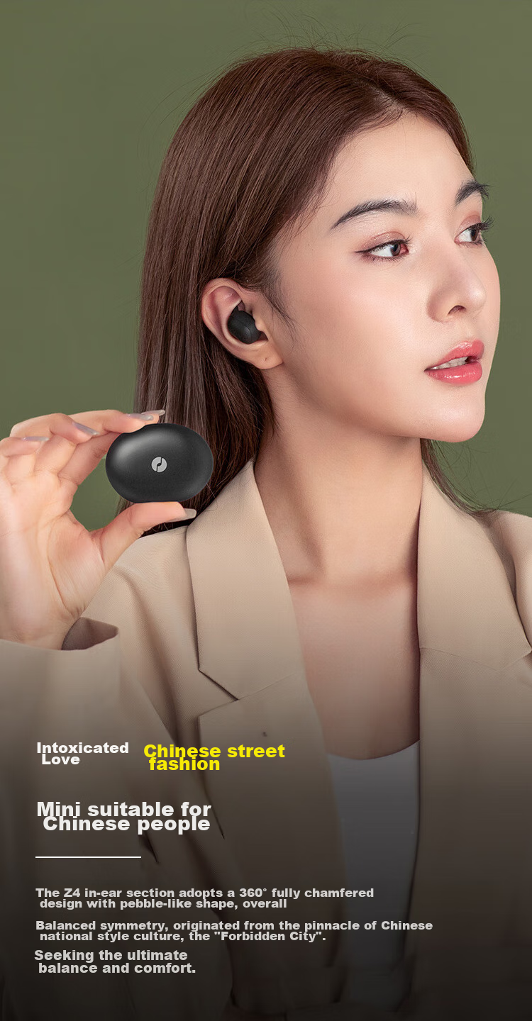 IGene [Long Battery Life, Noise-Cancelling Earbuds] 6.0 Bluetooth Headphones, Wireless In-Ear, High-Definition Sound Quality, Microphone for Calls, Music, Gaming, Low Latency, Invisible Cool Dog, NetEase Cloud Mobile Phone 23
