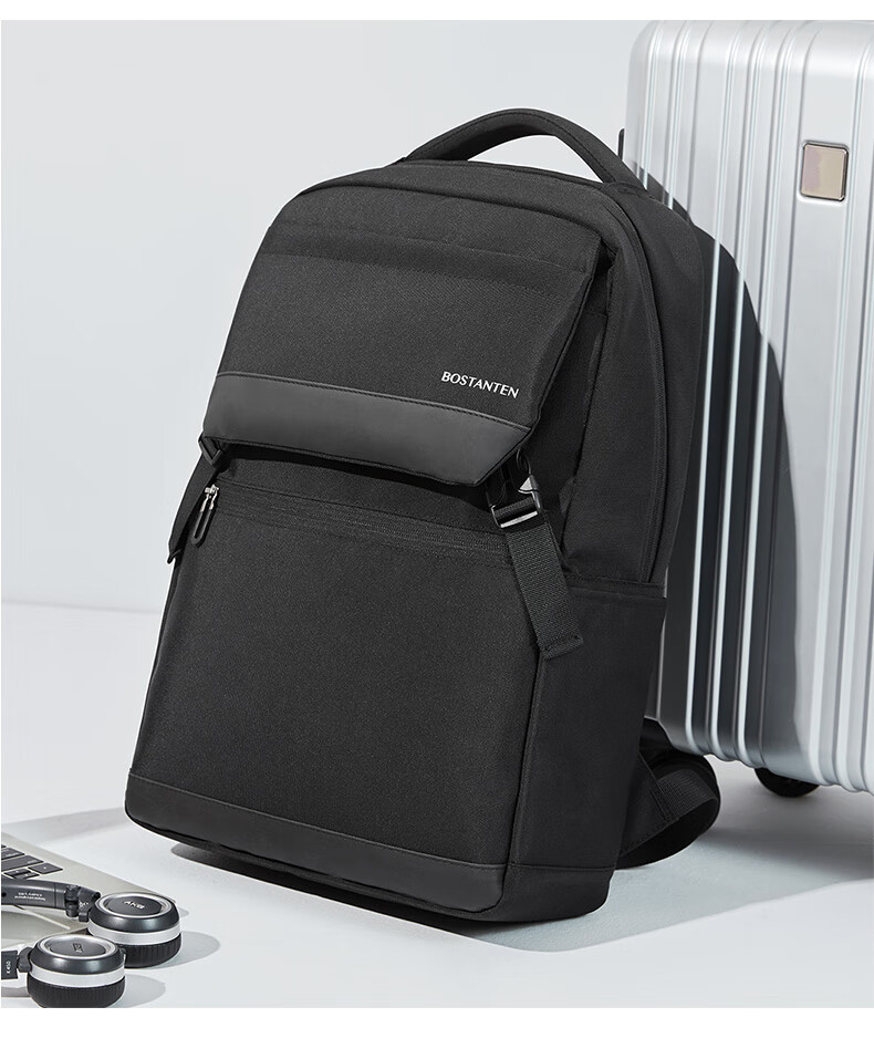 BOSTANTEN Men's Backpack for High School And College Students, Trendy Large Capacity Laptop Bag for Men And Wome 13