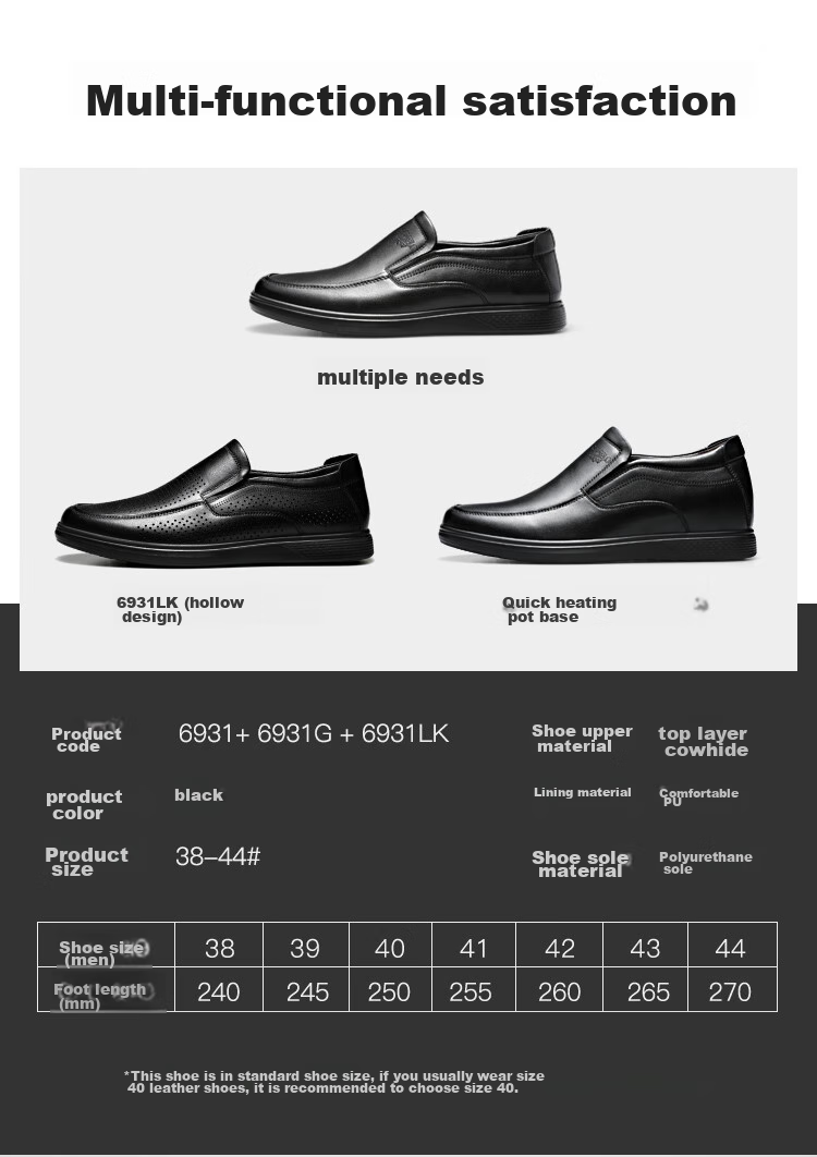 CARTELO Leather Shoes for Men, Slip-On, Casual Business Style, New Soft-Soled Formal Shoes for Middle-Aged Fathers, Breathable for Autumn And Winter Seasons 4