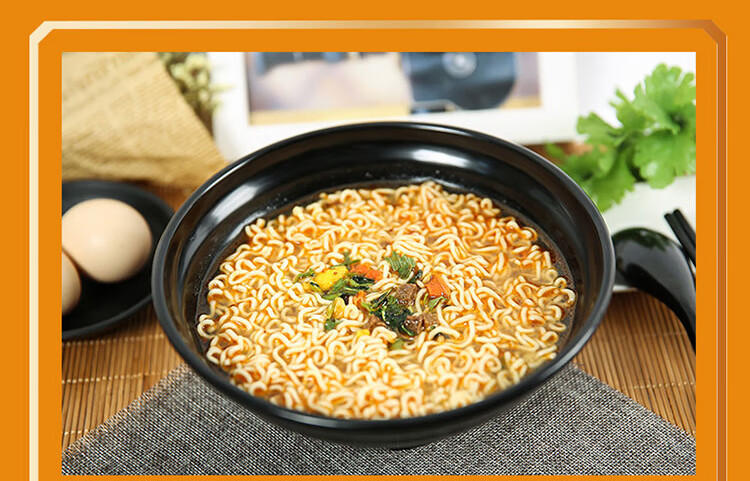 康师傅方便面卤香牛肉面袋面泡面五连包休闲零食